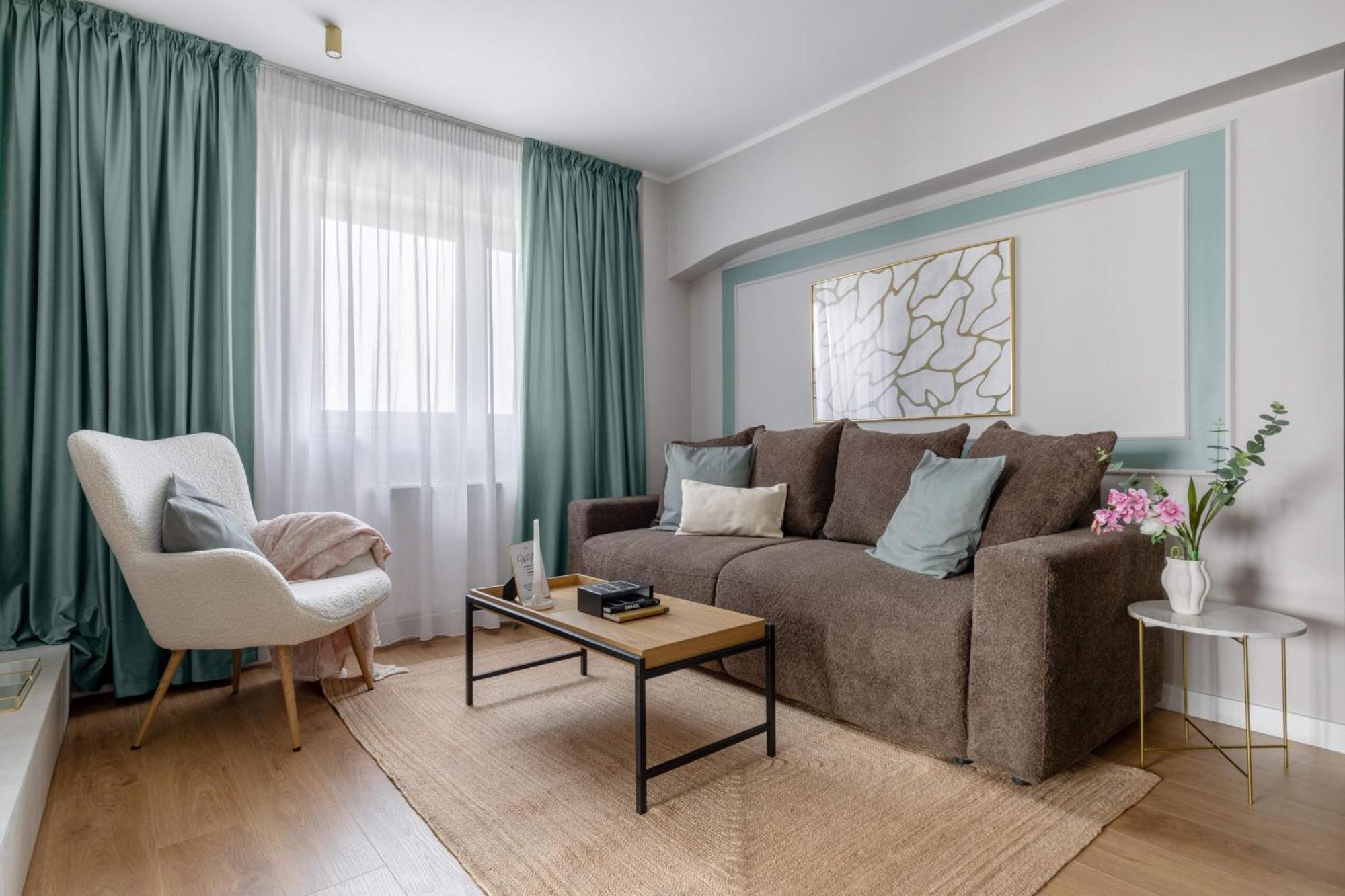 Holt - Sublime Minty Green 1Br On The Park Bucarest Extérieur photo